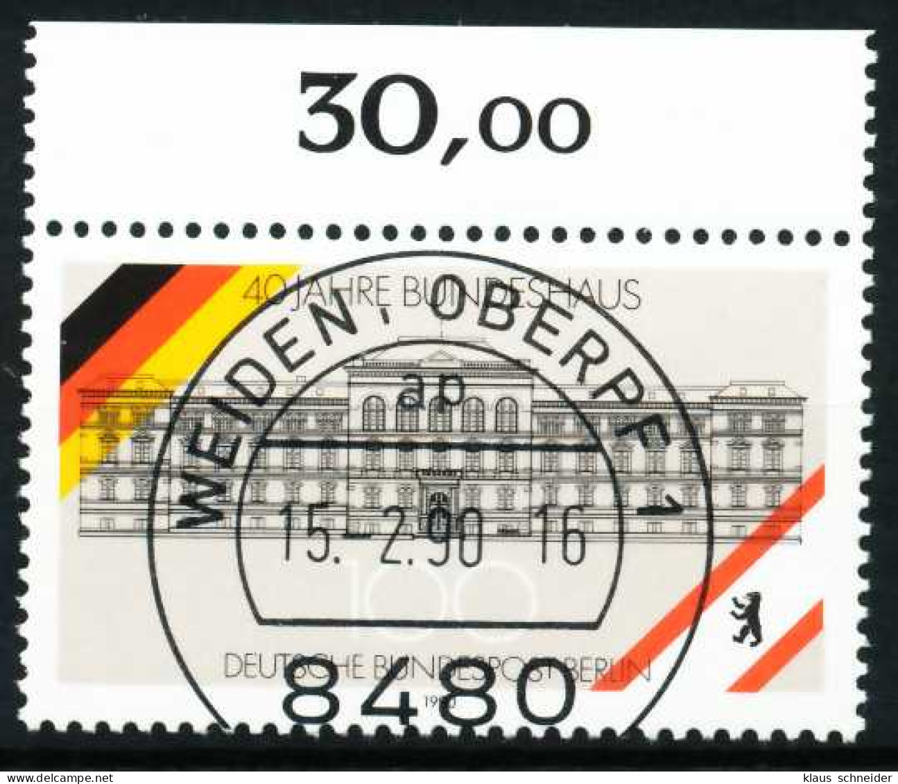 BERLIN 1990 Nr 867 Zentrisch Gestempelt X629EDA - Oblitérés