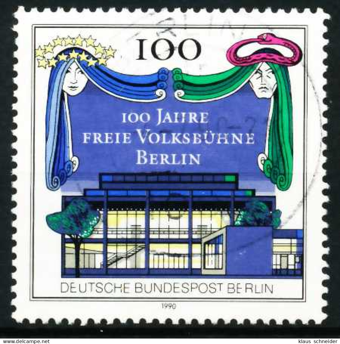 BERLIN 1990 Nr 866 Zentrisch Gestempelt X629F0E - Usados