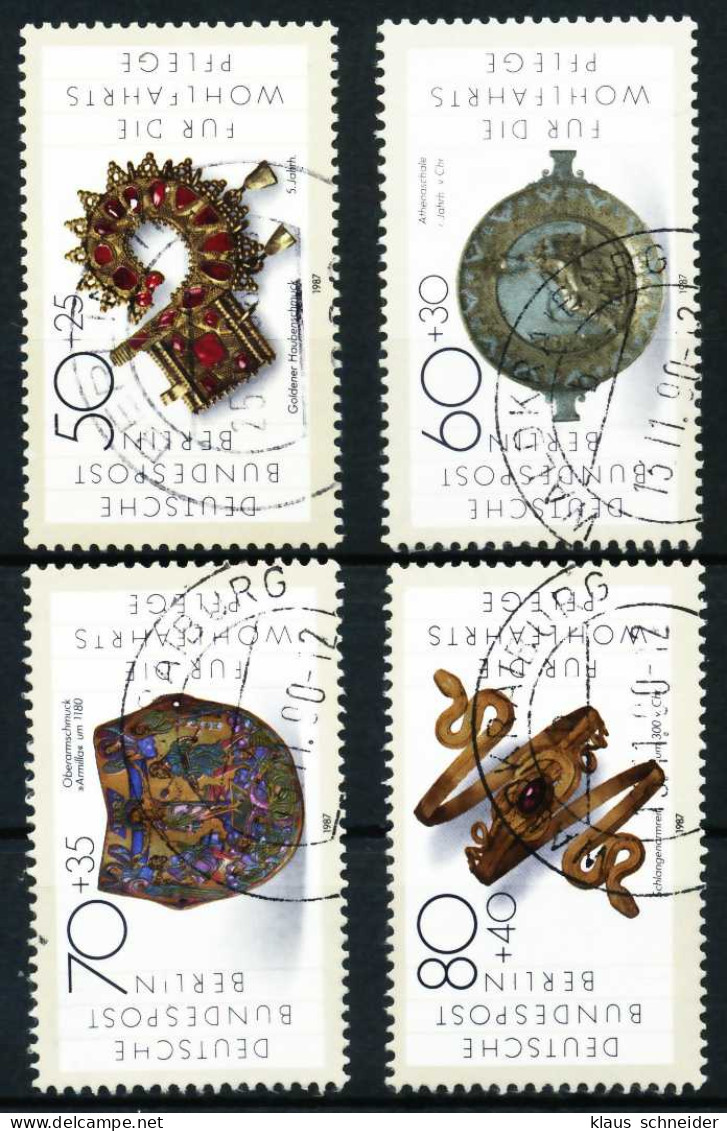 BERLIN 1987 Nr 789-792 Zentrisch Gestempelt X62A226 - Used Stamps