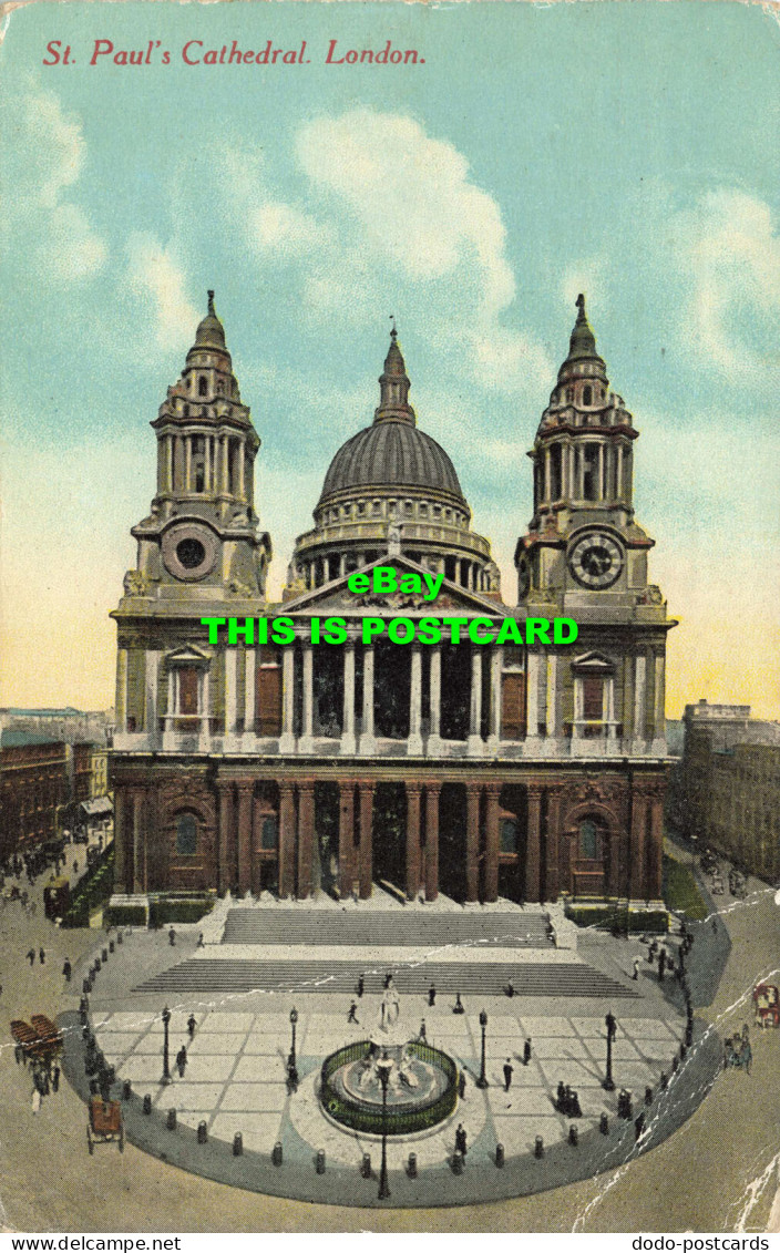 R565395 St. Pauls Cathedral. London. National Series. M. And L. 1921 - Autres & Non Classés