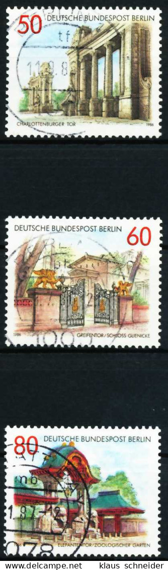 BERLIN 1986 Nr 761-763 Gestempelt X62E29E - Used Stamps
