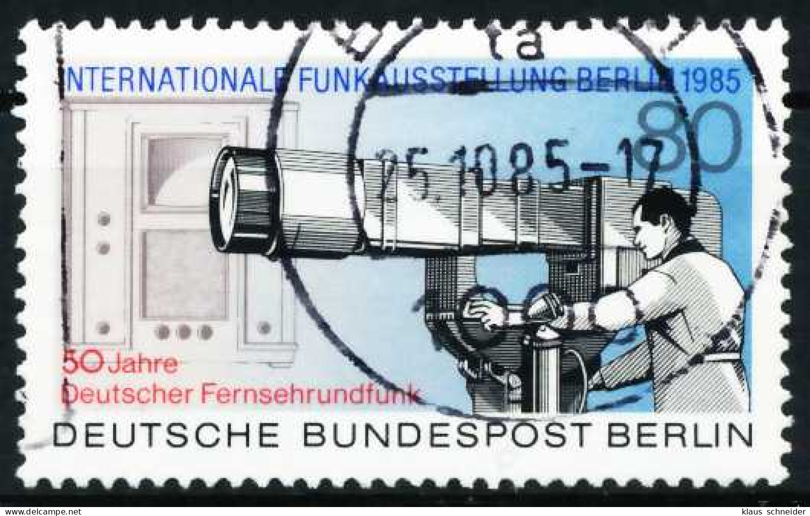 BERLIN 1985 Nr 741 Zentrisch Gestempelt X62E446 - Usados
