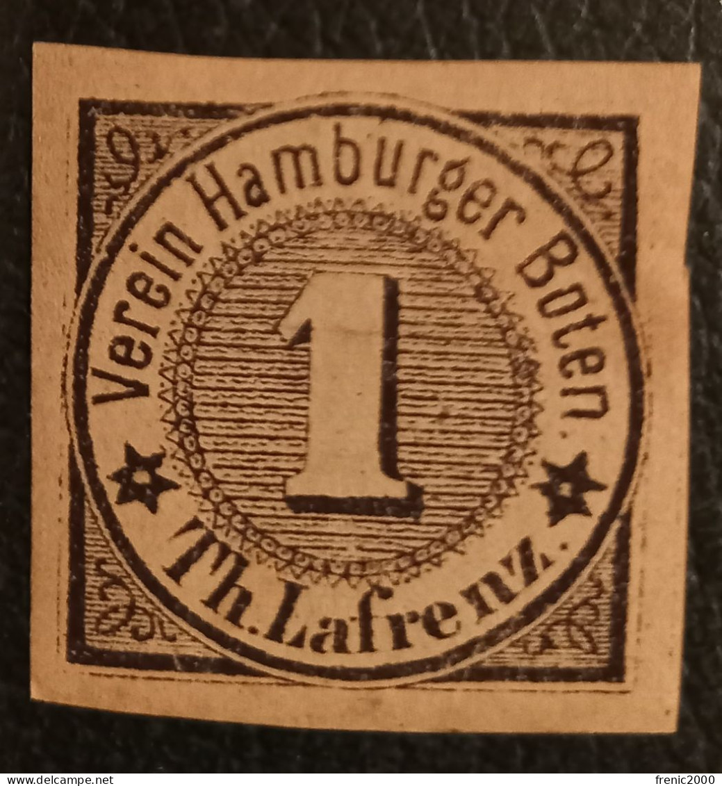 Timbres Privés " Verein Hamburger Boten Th. Lafrenz   HAMBURG - Sonstige & Ohne Zuordnung