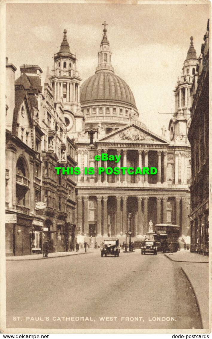 R565417 St. Pauls Cathedral. West Front. London. W. Strakers Exclusive Series - Autres & Non Classés