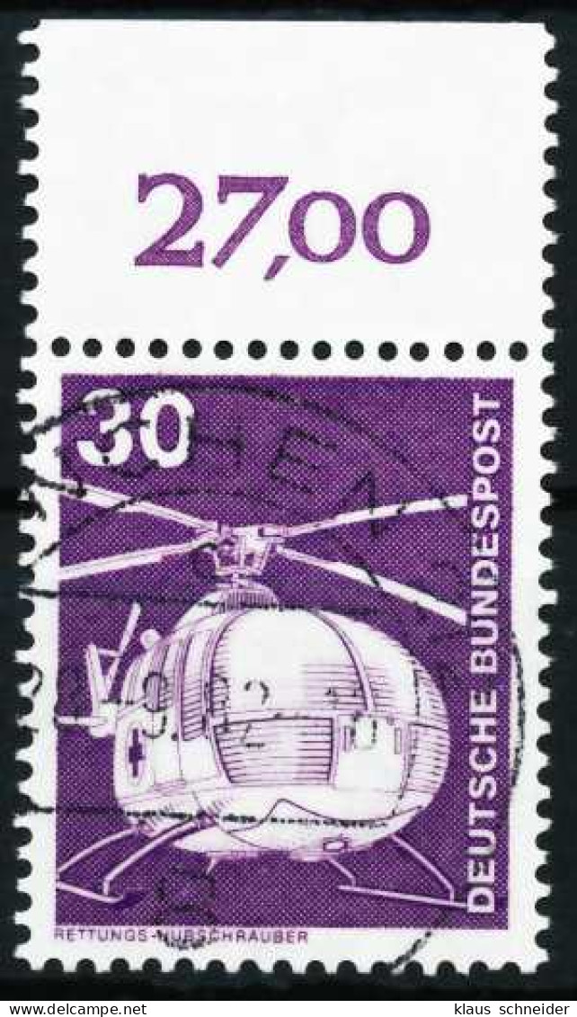 BRD DS INDUSTRIE U. TECHNIK Nr 849 Zentrisch Gestempelt ORA X667F16 - Used Stamps