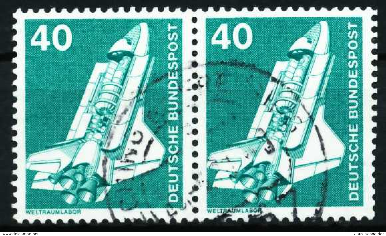 BRD DS INDUSTRIE U. TECHNIK Nr 850 Gestempelt WAAGR PAAR X6681CA - Used Stamps