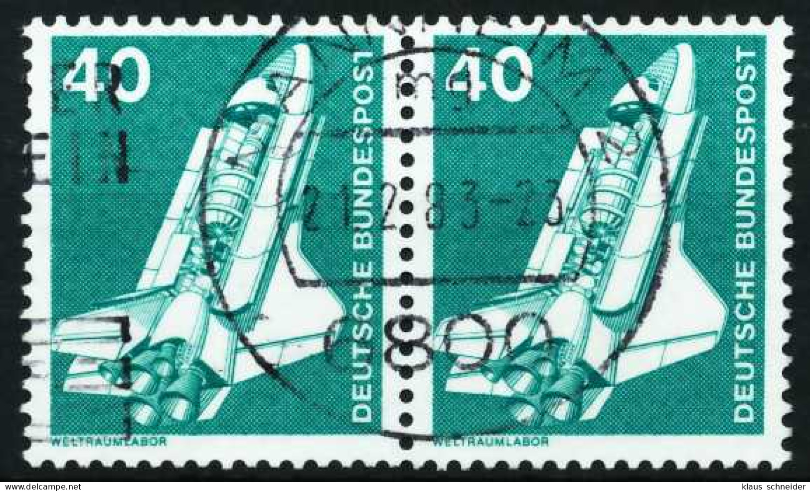 BRD DS INDUSTRIE U. TECHNIK Nr 850 Gestempelt WAAGR PAAR X6681D2 - Used Stamps