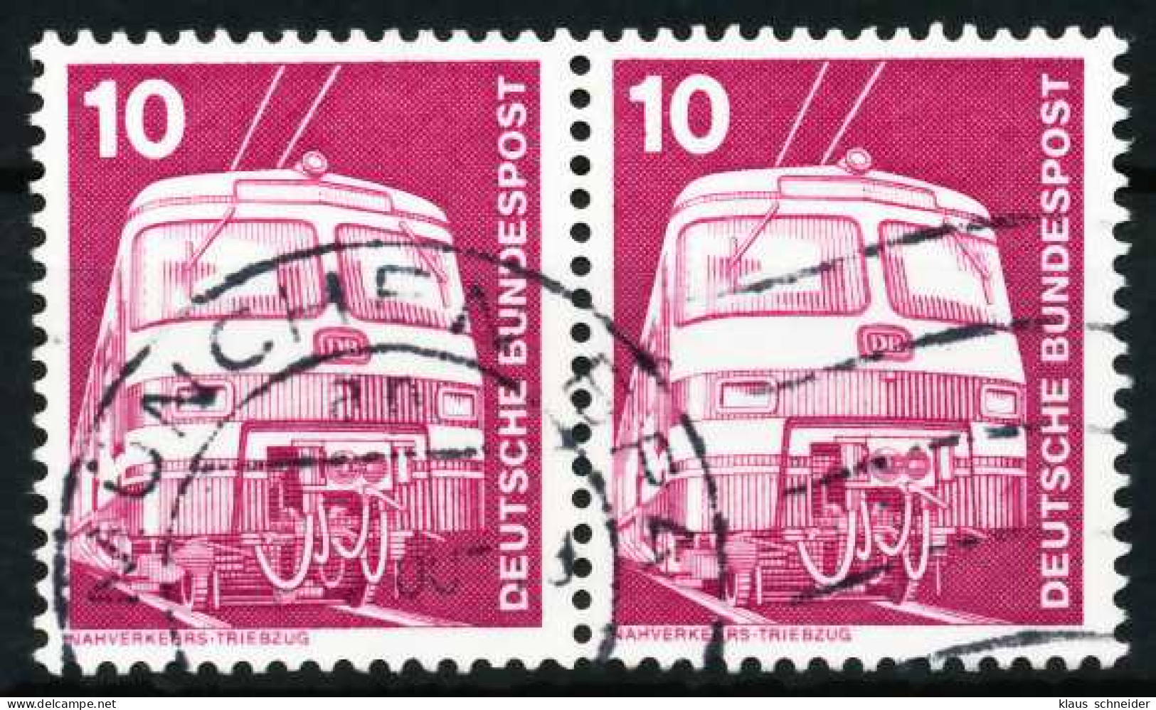 BRD DS INDUSTRIE U. TECHNIK Nr 847 Gestempelt WAAGR PAAR X66C24E - Used Stamps