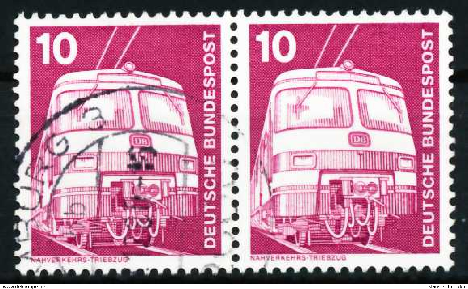 BRD DS INDUSTRIE U. TECHNIK Nr 847 Gestempelt WAAGR PAAR X66C256 - Used Stamps