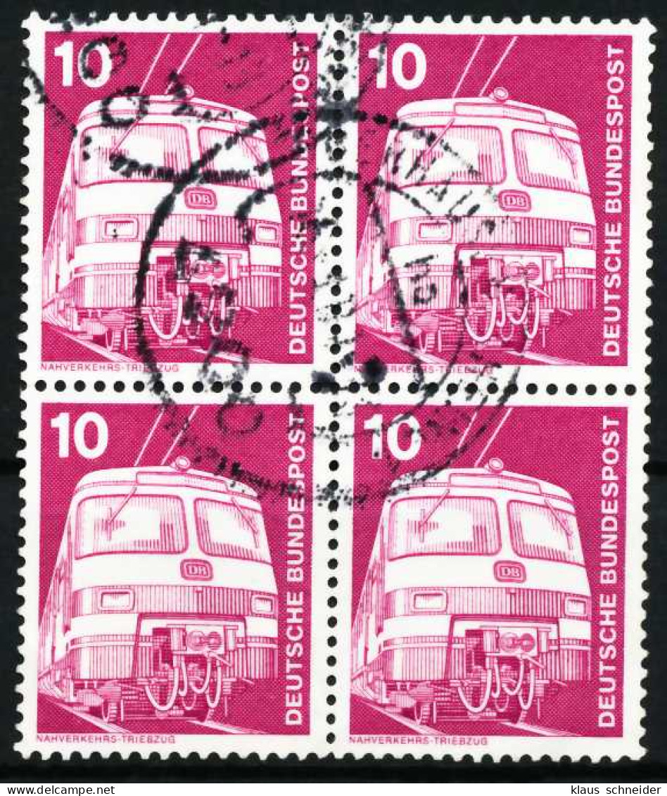 BRD DS INDUSTRIE U. TECHNIK Nr 847 Gestempelt VIERERBLOC X66C2E6 - Used Stamps