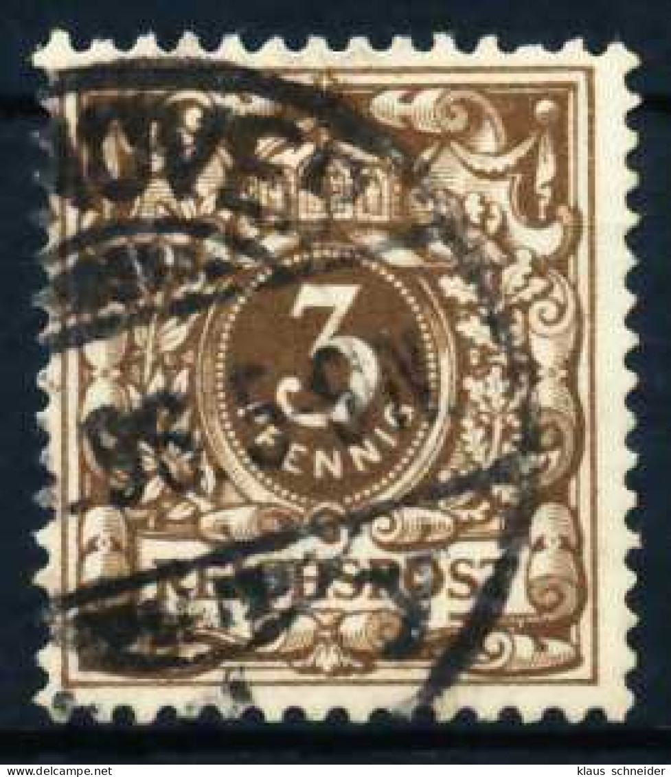 D-REICH K A Nr 45b Zentrisch Gestempelt X68EDC6 - Used Stamps