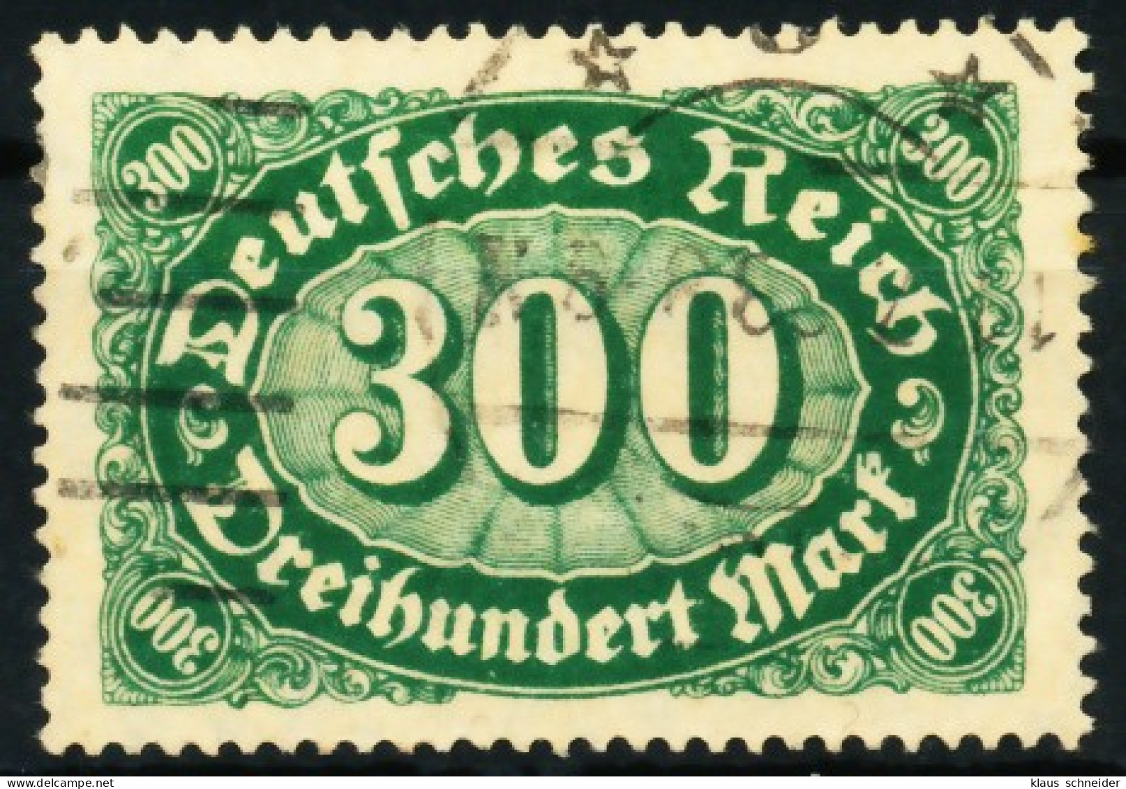 D-REICH INFLA Nr 221 Zentrisch Gestempelt X69BBA2 - Used Stamps