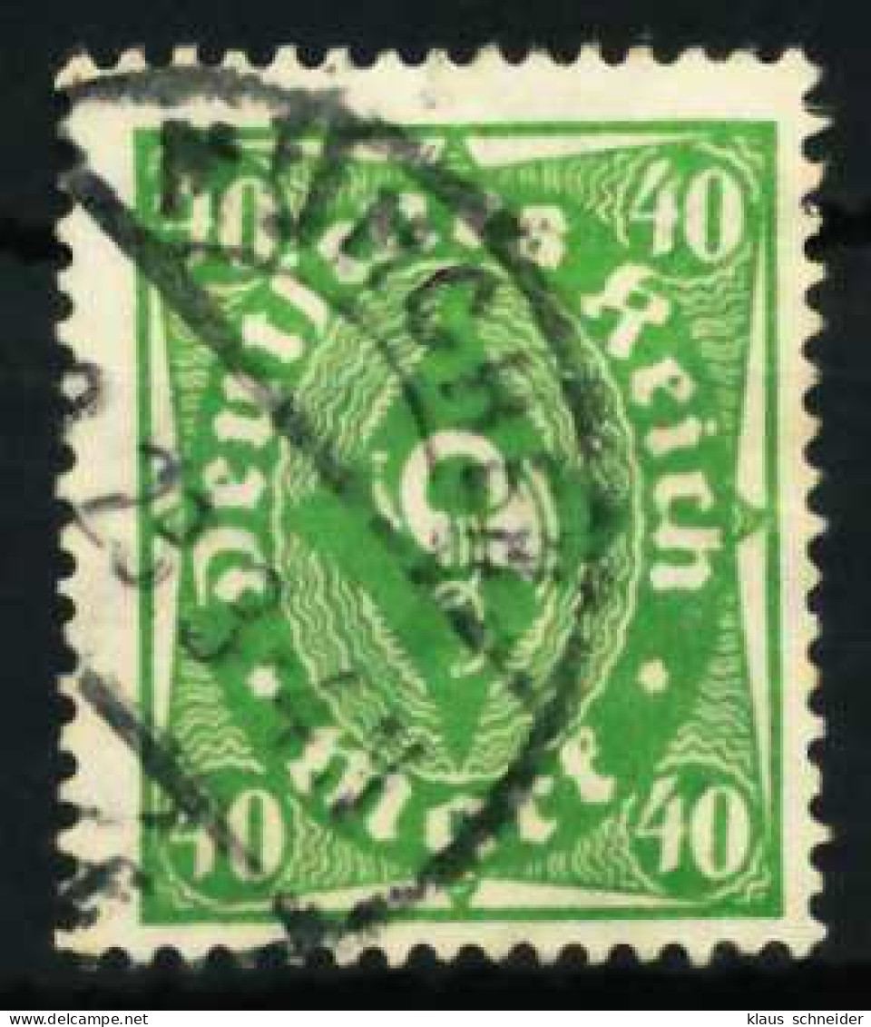 D-REICH INFLA Nr 232P Zentrisch Gestempelt X6A14B2 - Used Stamps