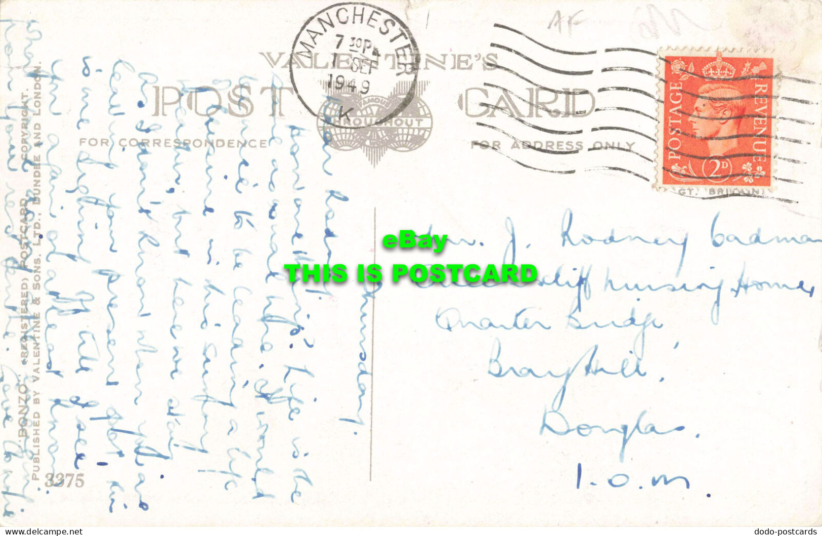 R564778 One Short Little Line. Bonzo. Valentines. 1949 - Monde