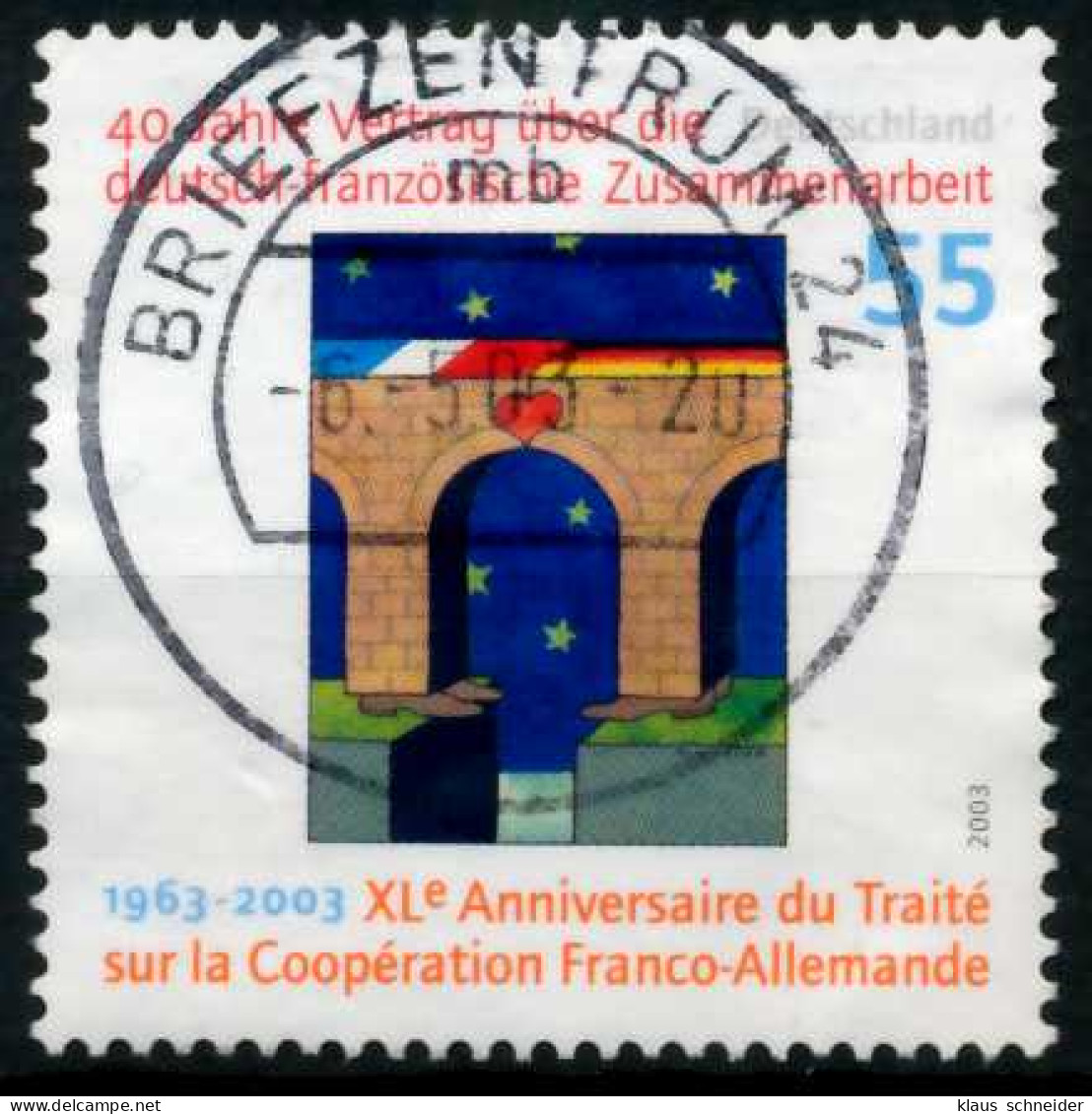 BRD BUND 2003 Nr 2311II Zentrisch Gestempelt X6A174E - Oblitérés