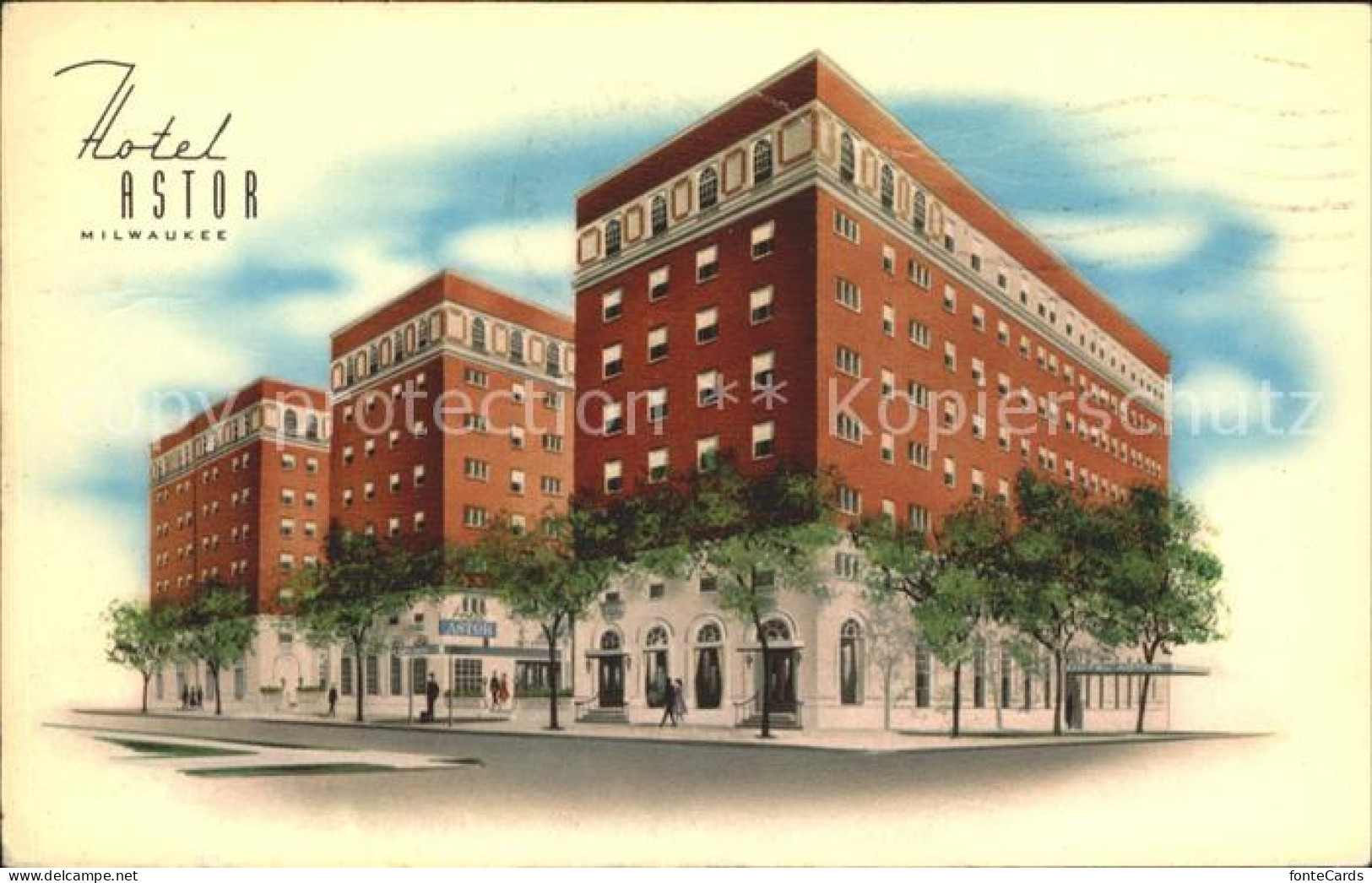 11996211 Milwaukee_Wisconsin Hotel Astor - Autres & Non Classés