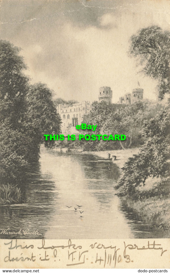 R565079 Warwick Castle. Tuck. Art Series. 1903 - Monde