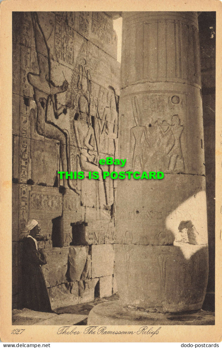 R565081 1527. Thebes. The Ramesseum. Reliefs. Lehnert And Landrock. Egypt - Monde