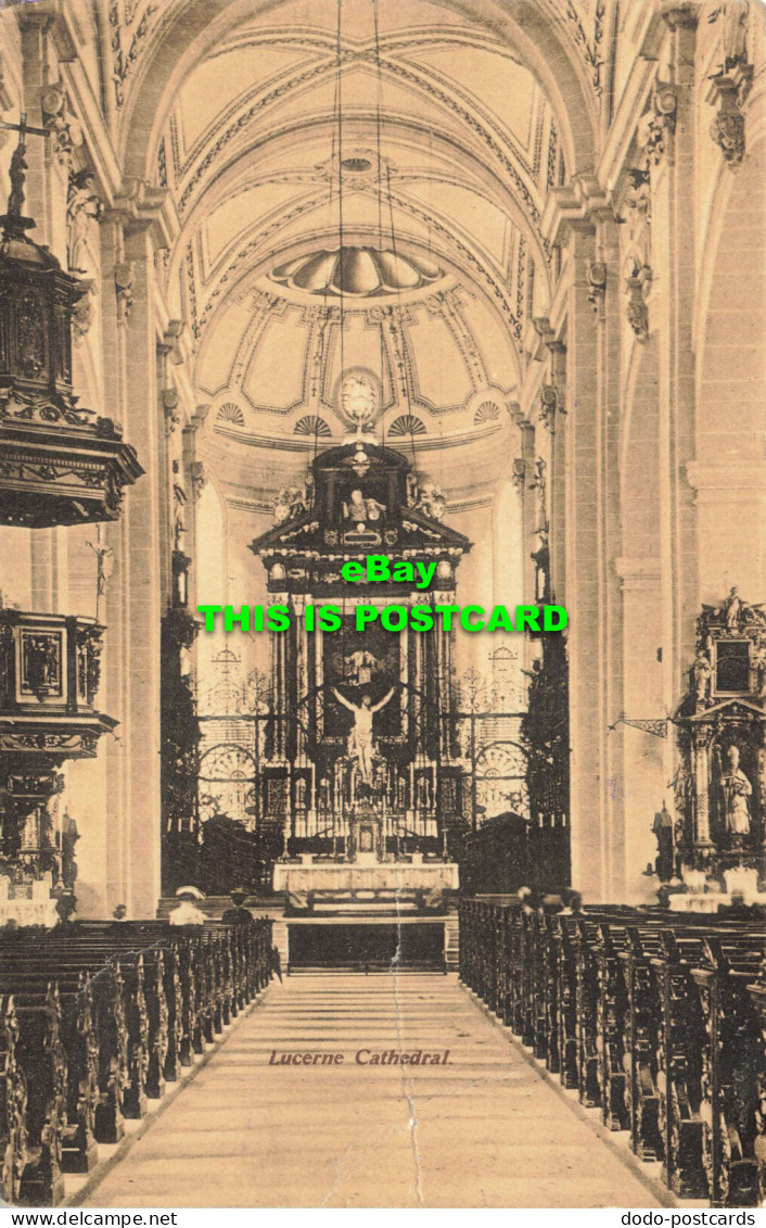 R565085 Lucerne Cathedral. Wrench Series. No. 20504. W. H. Cox - Monde