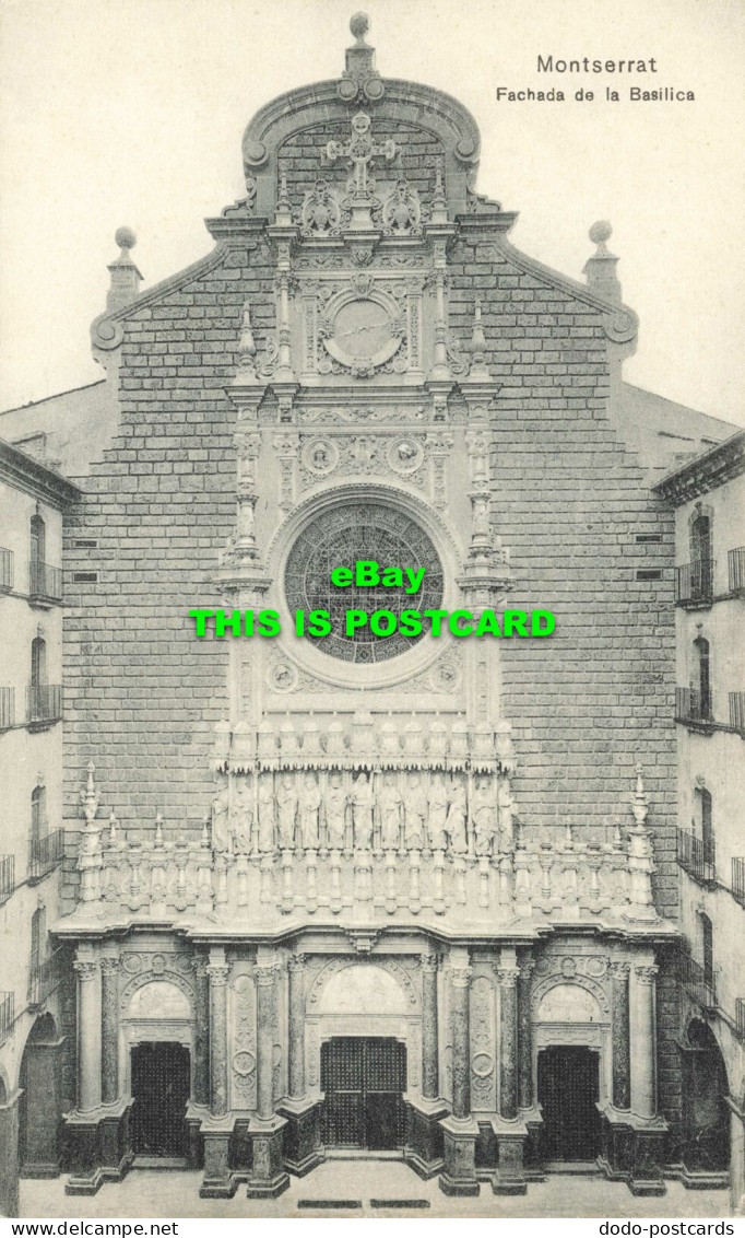R565090 Montserrat. Fachada De La Basilica. L. Roca - Monde
