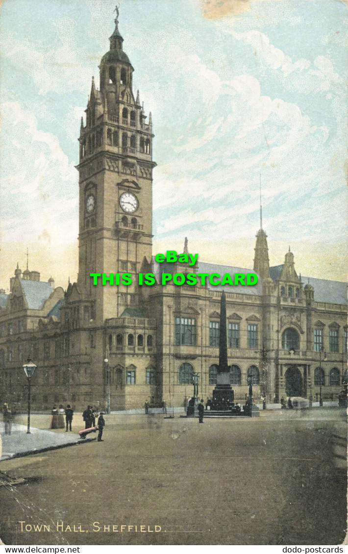 R564797 Town Hall. Sheffield. National Series - Monde