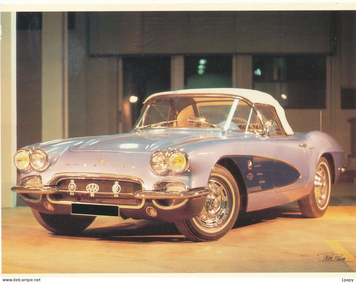 Théme Automobile De Légende - Chevrolet Corvette USA - Musée De La Locomotion Saint Félix Hte Savoie - Passenger Cars