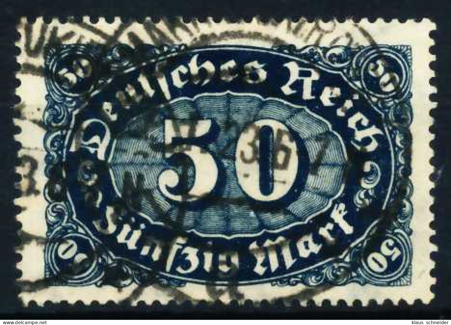 D-REICH INFLA Nr 246a Gestempelt Gepr. X6B177E - Used Stamps