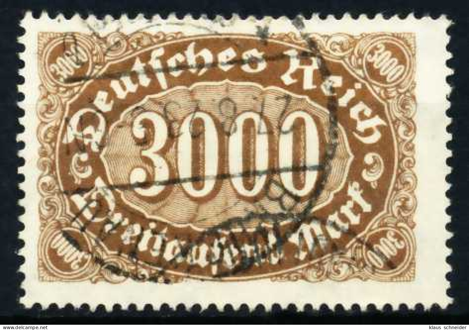 D-REICH INFLA Nr 254b Gestempelt X6B18EA - Used Stamps