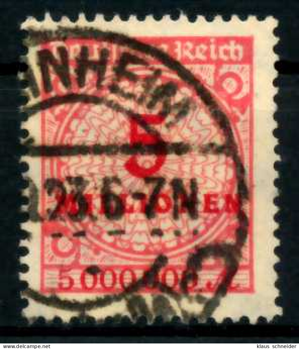 D-REICH INFLA Nr 317A Zentrisch Gestempelt X6B6946 - Used Stamps