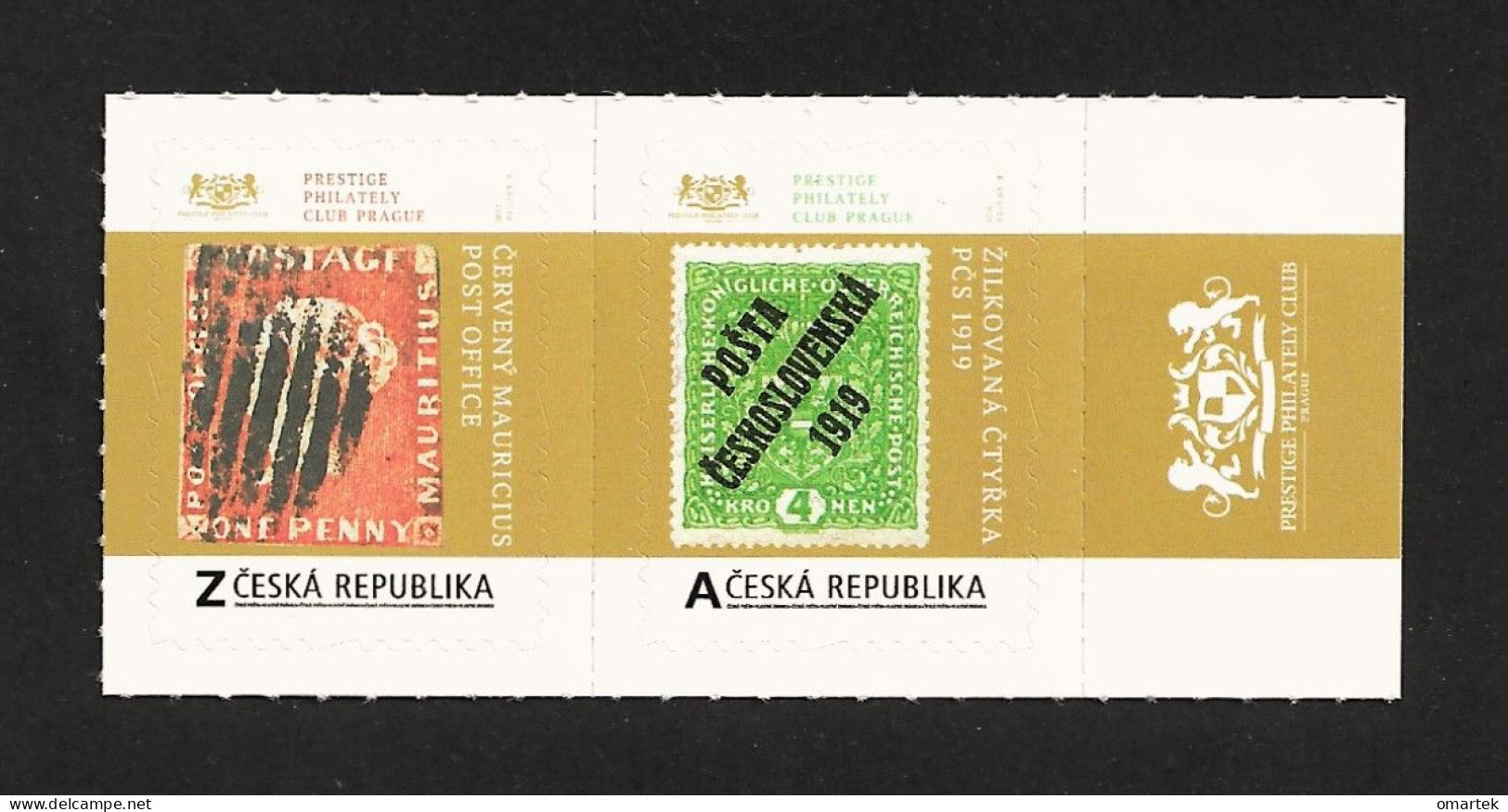 Czech Republic 2020 MNH ** VZ 0995-996 Red Mauritius + 4K POSTA CESKOSLOVENSKA 1919. Tschechische Republik - Unused Stamps