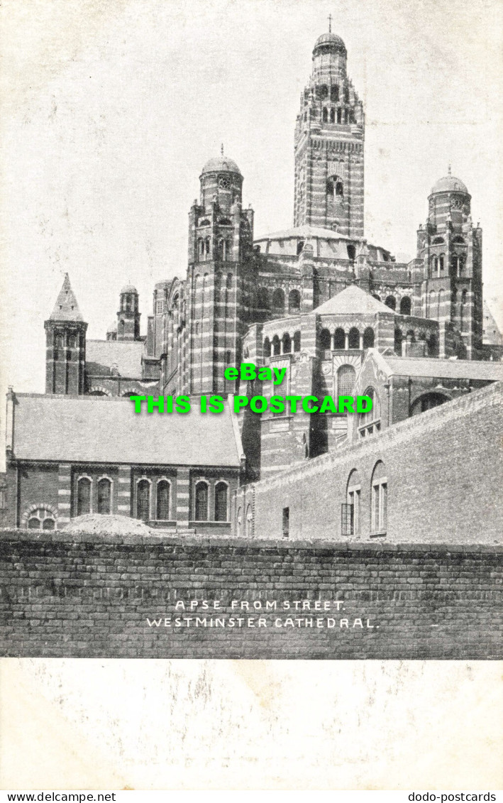 R565492 Apse From Street. Westminster Cathedral. S. B. Bolas - World