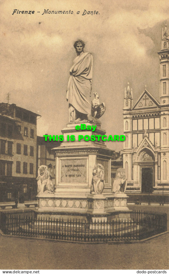 R565501 Firenze. Monumento A Dante - World