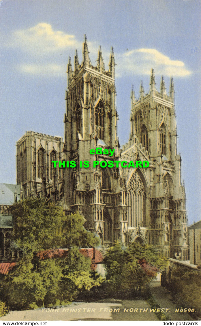 R565504 York Minster From North West. H4590. Valentines. Collocolour - Welt