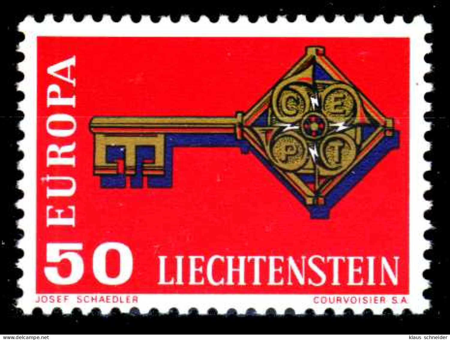 LIECHTENSTEIN 1968 Nr 495 Postfrisch SB42CFA - Neufs