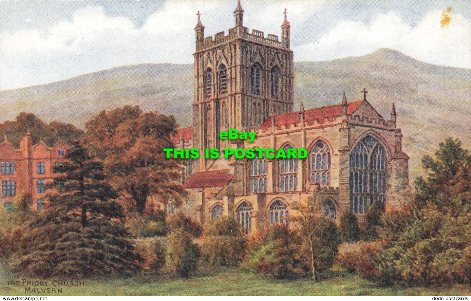 R564848 Priory Church. Malvern. Salmon. A. R. Quinton - Welt