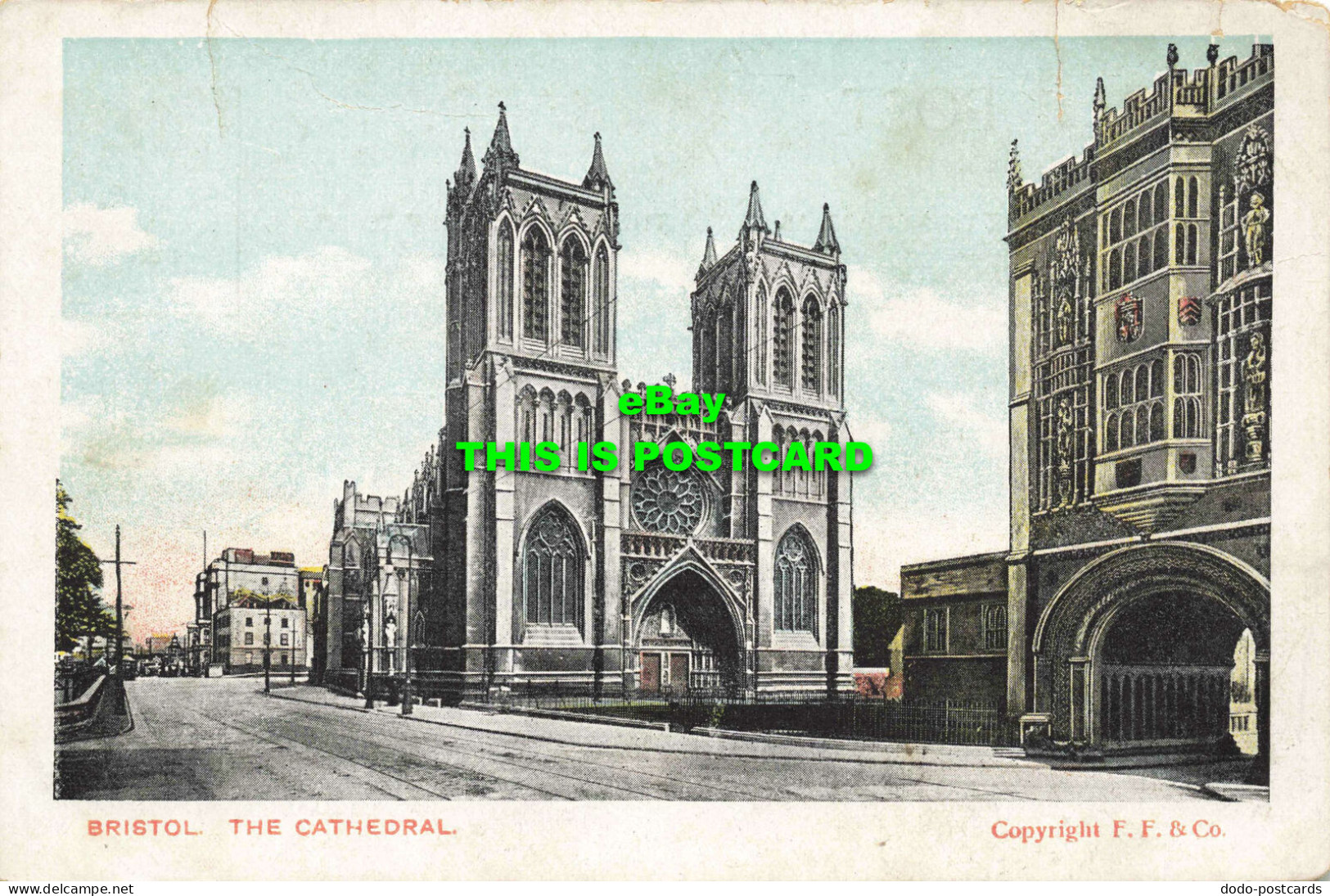R564857 Bristol. Cathedrale. F. F. D. And D - Welt