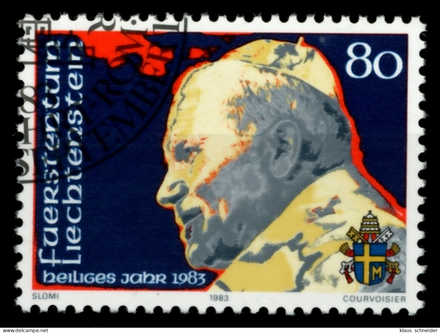 LIECHTENSTEIN 1983 Nr 830 Gestempelt SB4A29A - Gebraucht