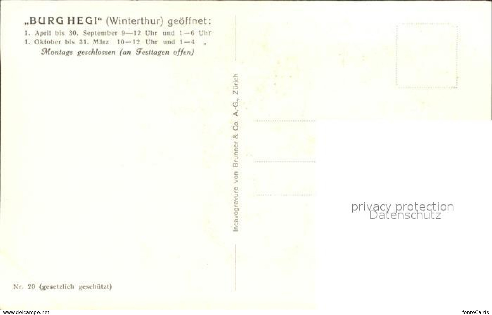 11992864 Winterthur Burg Hegi Glassgemaelde Wappen Bischofes Von Kontanz Wintert - Altri & Non Classificati