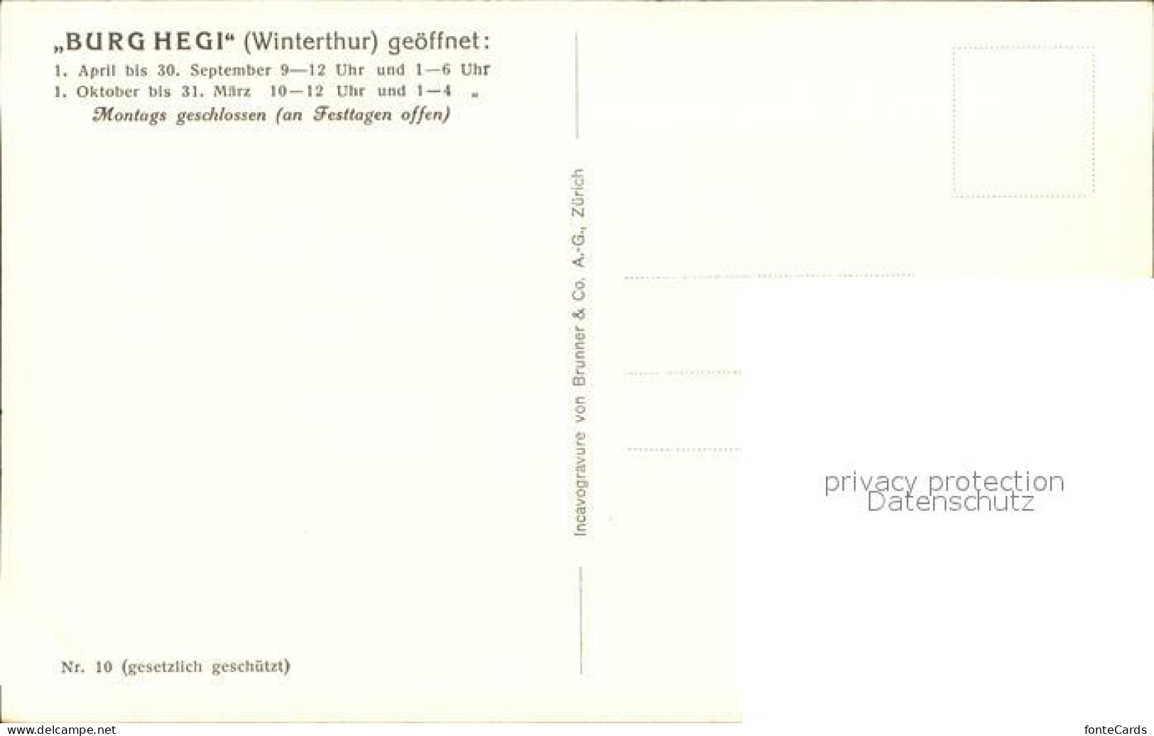 11992863 Winterthur Burg Hegi Ruestkammer Turm Winterthur - Altri & Non Classificati