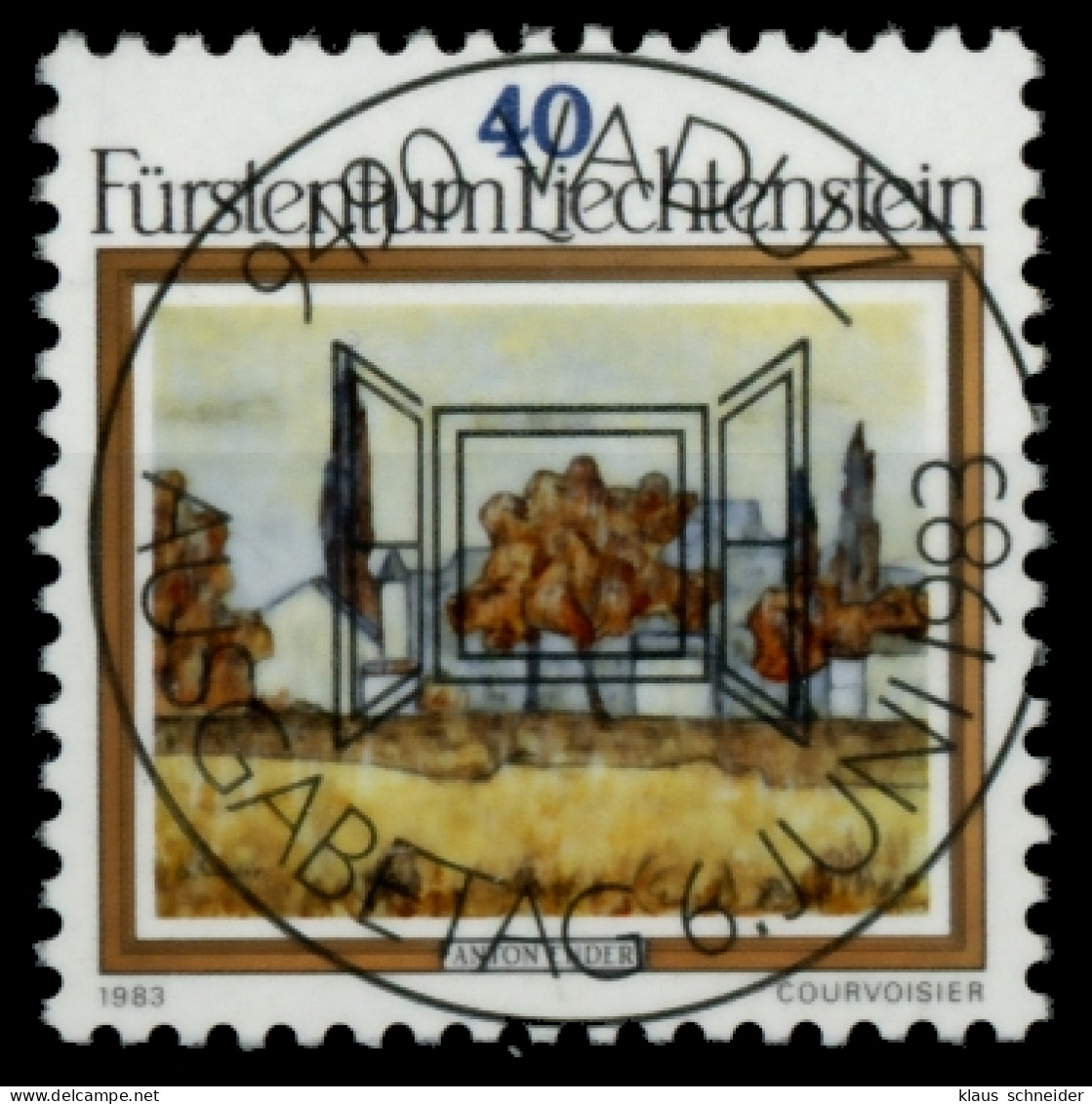 LIECHTENSTEIN 1983 Nr 821 Zentrisch Gestempelt X6E69B2 - Usati