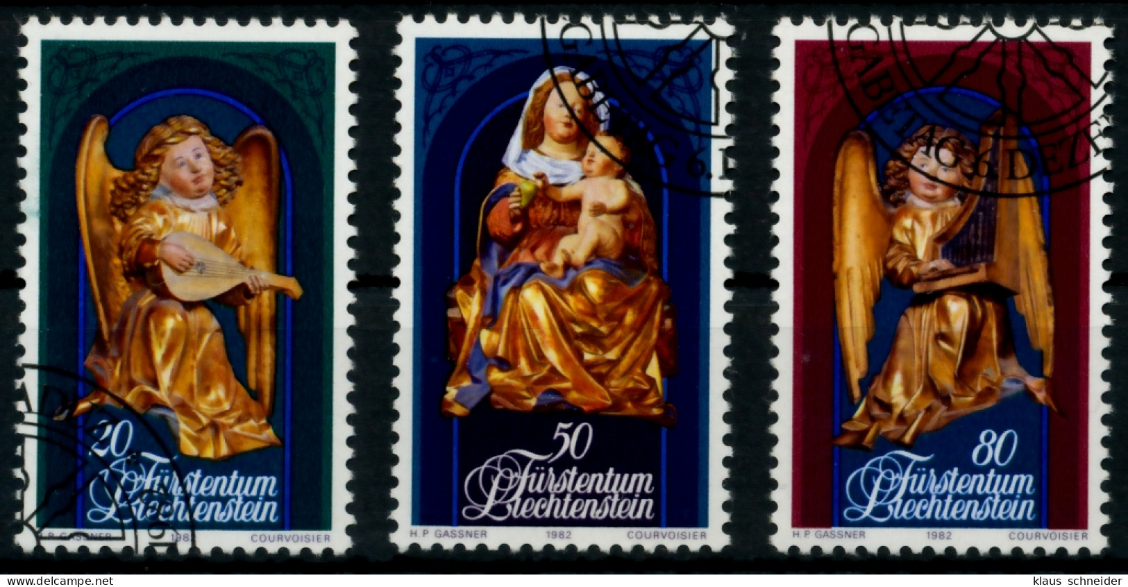 LIECHTENSTEIN 1982 Nr 813-815 Gestempelt X6E69EA - Used Stamps
