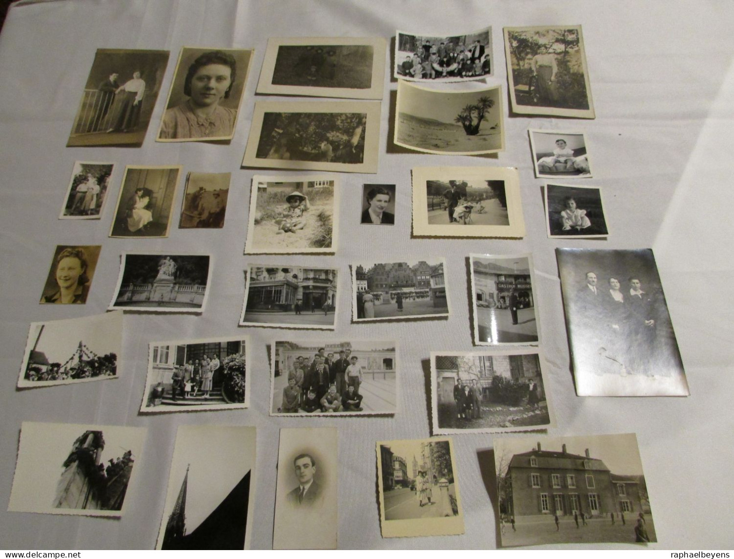 Lot 30 Photographies Anciennes Vintage Divers Voir Descriptif B0 / P14 - Andere & Zonder Classificatie