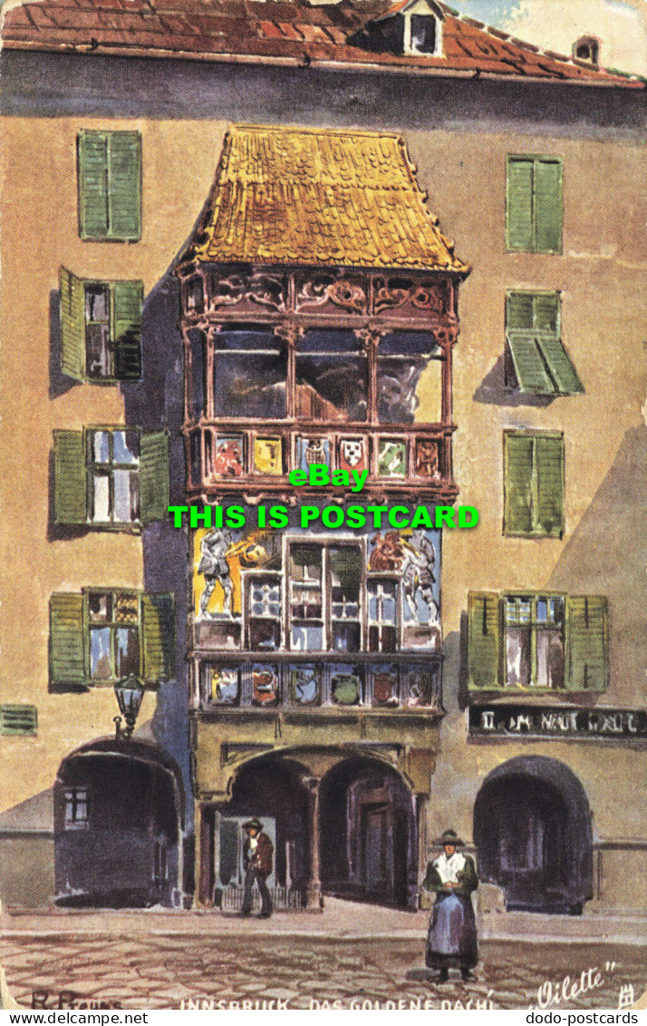 R565156 Innsbruck. Goldenes Dachl. Weite Weite Welt. Tuck. Oilette. Serie Innsbr - Welt