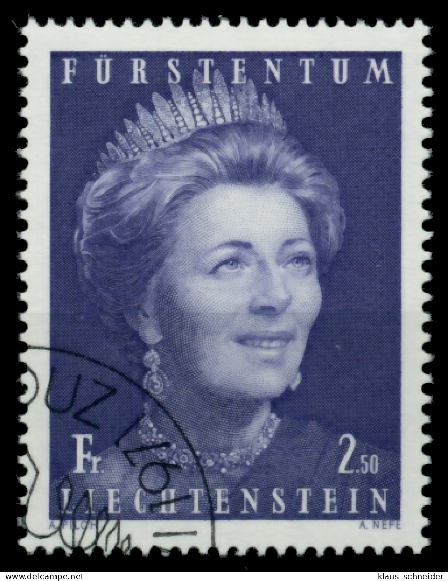 LIECHTENSTEIN 1971 Nr 544 Gestempelt SB4DEC6 - Usados