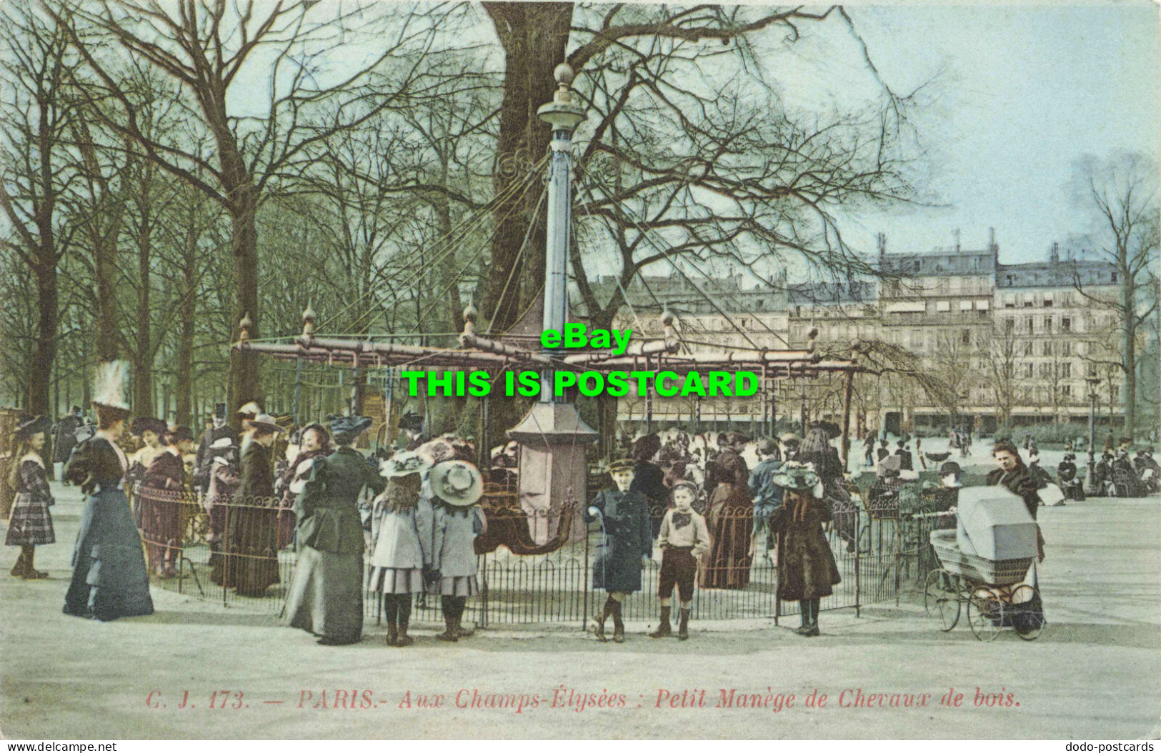 R564862 C. J. 173. Paris. Aux Champs Elysees. Petit Manege De Chevaux De Bois - Welt