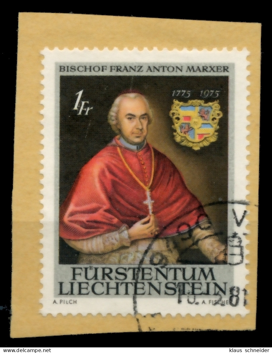 LIECHTENSTEIN 1974 Nr 613 Gestempelt Briefstück X6E96AA - Usati