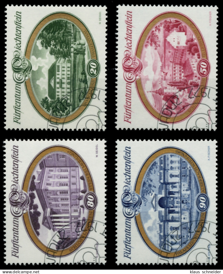LIECHTENSTEIN 1977 Nr 680-683 Gestempelt SB4E16A - Used Stamps