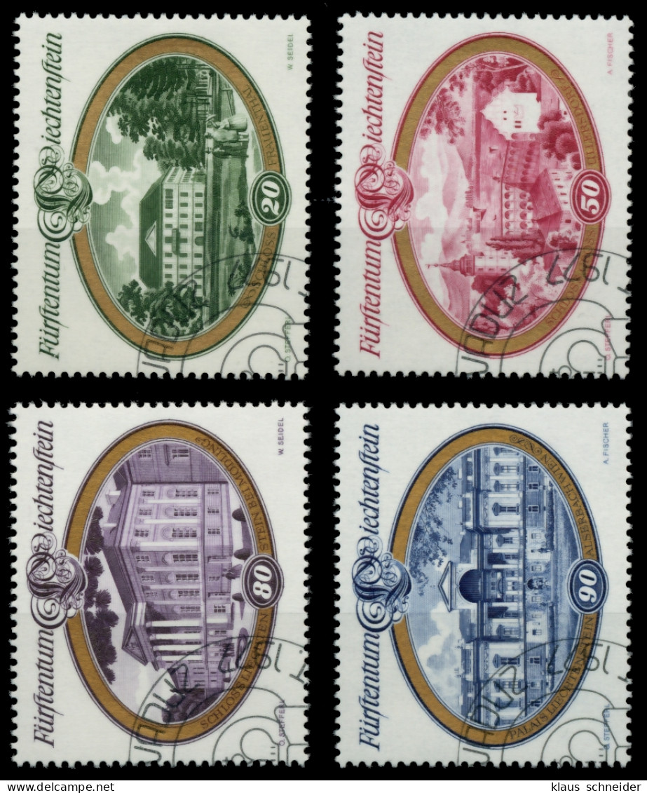 LIECHTENSTEIN 1977 Nr 680-683 Gestempelt SB4E16A - Gebraucht