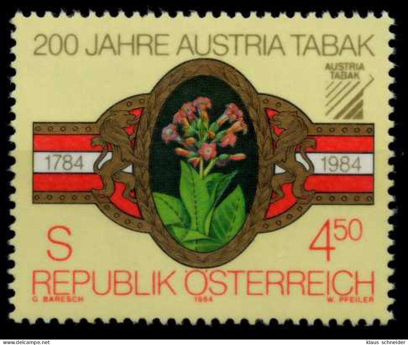 ÖSTERREICH 1984 Nr 1769 Postfrisch SB6668A - Unused Stamps