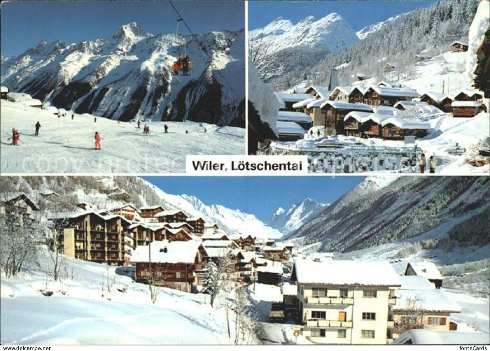 11990641 Wiler Loetschental Lauchernalp Wiler Loetschenluecke Sessellift Wiler L - Other & Unclassified